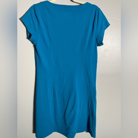 Toad & Co Blue Dress with Zipper Pocket- Medium - Picture 3 of 7